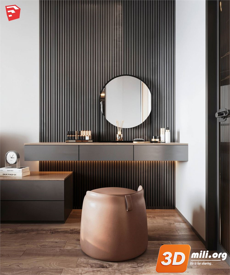 Dressing Table Skp Files 